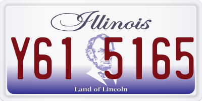 IL license plate Y615165