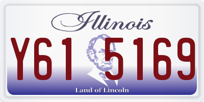 IL license plate Y615169