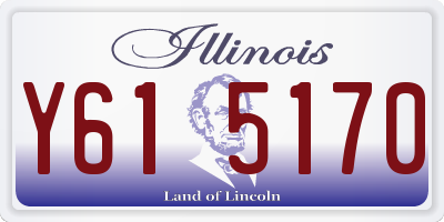 IL license plate Y615170