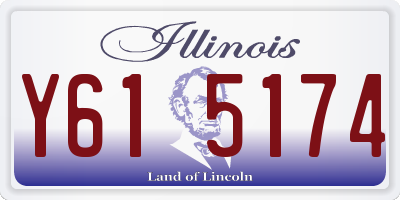 IL license plate Y615174