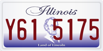 IL license plate Y615175