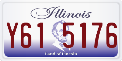 IL license plate Y615176