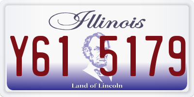 IL license plate Y615179