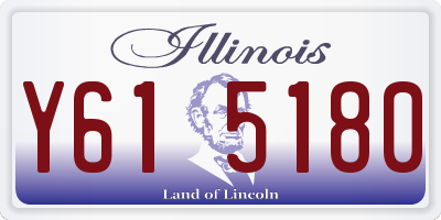 IL license plate Y615180