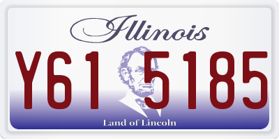 IL license plate Y615185