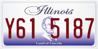 IL license plate Y615187