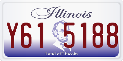 IL license plate Y615188