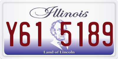 IL license plate Y615189