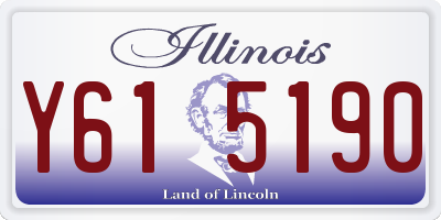 IL license plate Y615190