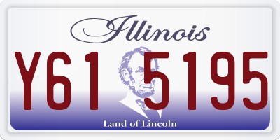 IL license plate Y615195