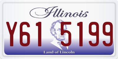 IL license plate Y615199