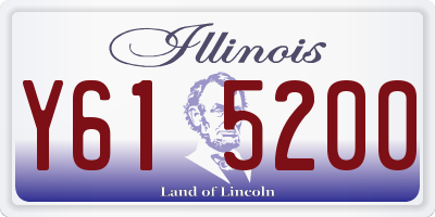IL license plate Y615200