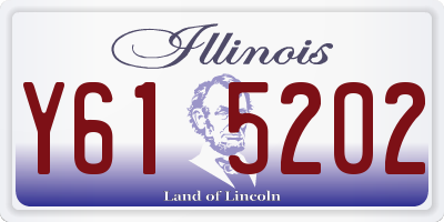 IL license plate Y615202