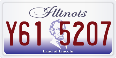IL license plate Y615207