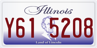 IL license plate Y615208