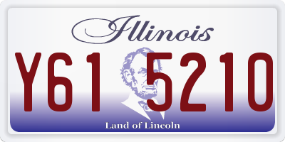 IL license plate Y615210
