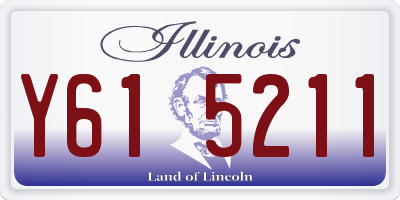 IL license plate Y615211