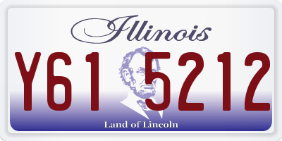 IL license plate Y615212