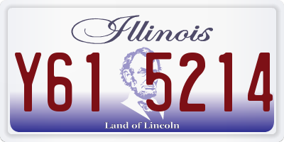 IL license plate Y615214