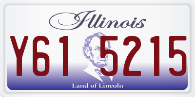 IL license plate Y615215
