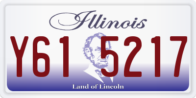 IL license plate Y615217
