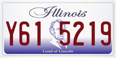 IL license plate Y615219