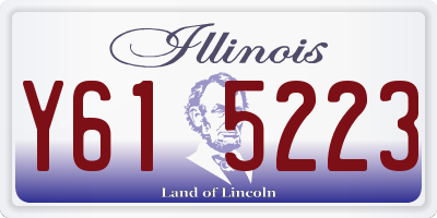 IL license plate Y615223