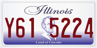 IL license plate Y615224