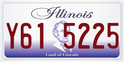 IL license plate Y615225