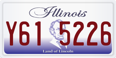 IL license plate Y615226