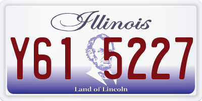 IL license plate Y615227