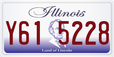 IL license plate Y615228