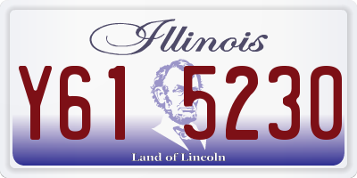 IL license plate Y615230