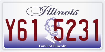 IL license plate Y615231