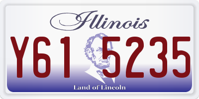IL license plate Y615235