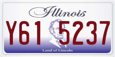 IL license plate Y615237