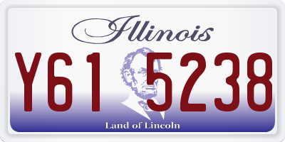 IL license plate Y615238