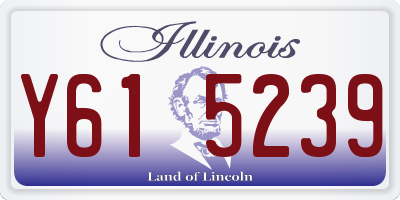 IL license plate Y615239
