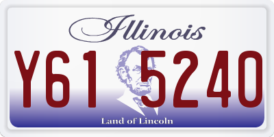 IL license plate Y615240