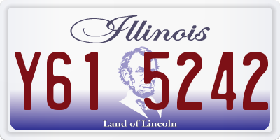 IL license plate Y615242