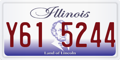 IL license plate Y615244