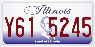 IL license plate Y615245