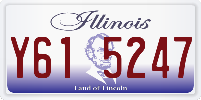 IL license plate Y615247