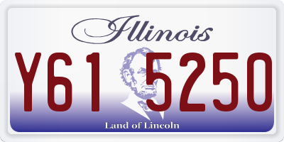 IL license plate Y615250