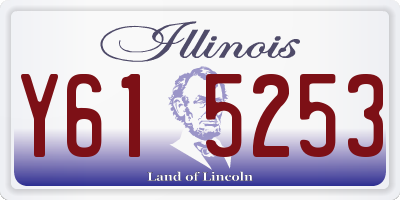 IL license plate Y615253