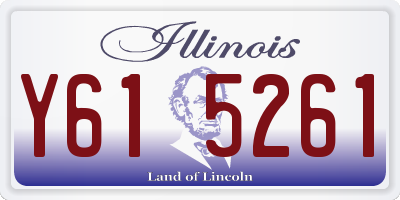 IL license plate Y615261