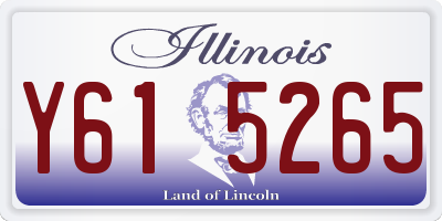 IL license plate Y615265