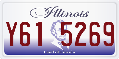 IL license plate Y615269