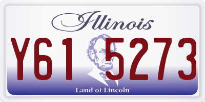 IL license plate Y615273