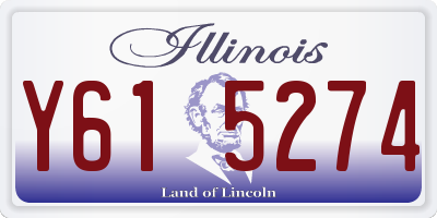IL license plate Y615274
